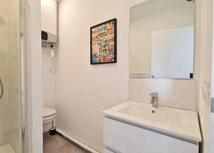 Maxbnb - Cozy - Climatisé - Wifi Fibre - 10 Min à Pied Gare -4- Appartement *